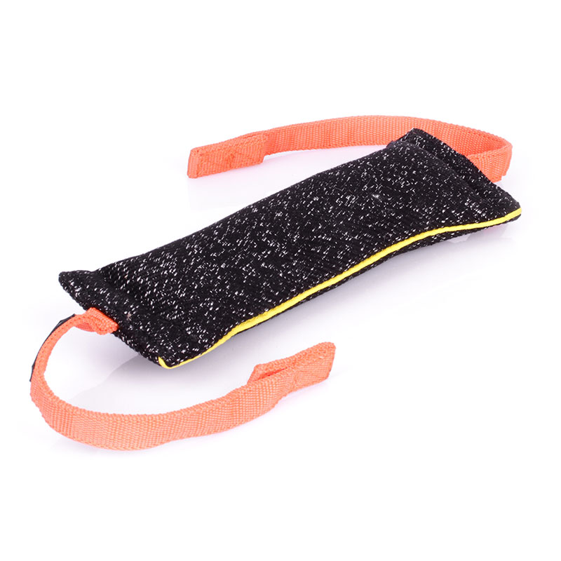 (image for) French Linen Bite Tug with Two Handles - Click Image to Close