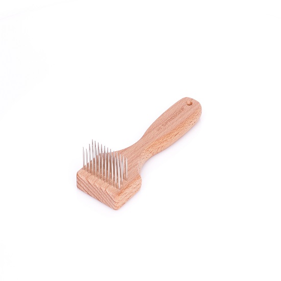 (image for) "Tidy Look" Wooden Brush/Comb With Metal Teeth for American Bulldog