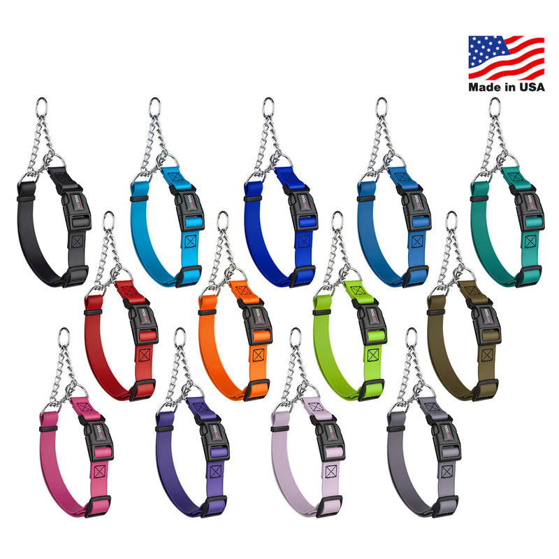 (image for) Biothane Adjustable Martingale Collar with Quick Release Buckle - Click Image to Close