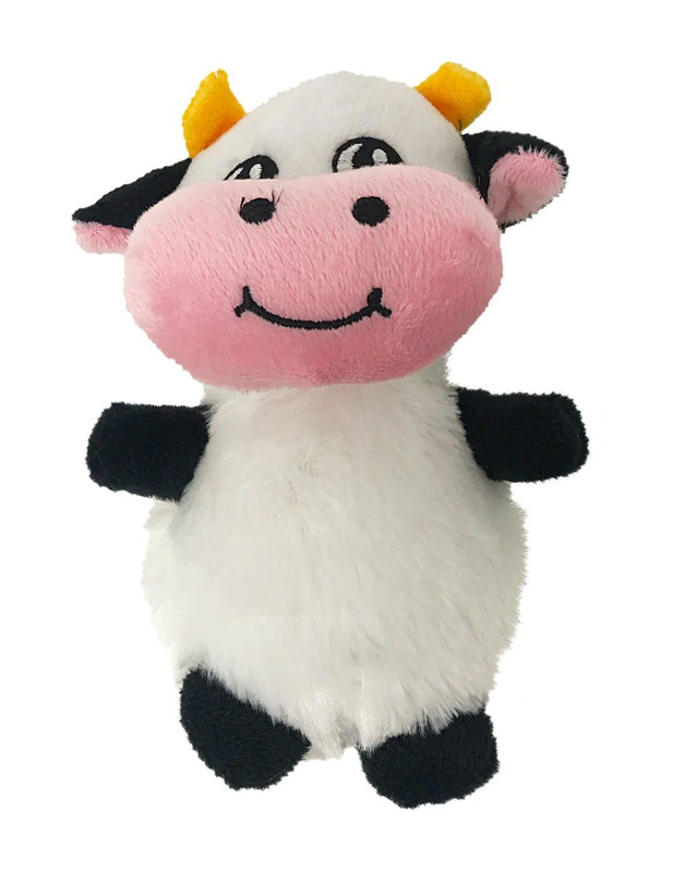 (image for) 6" Cow Mini Dog Toy