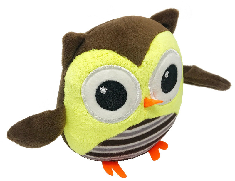 (image for) 6" Owl Mini Dog Toy