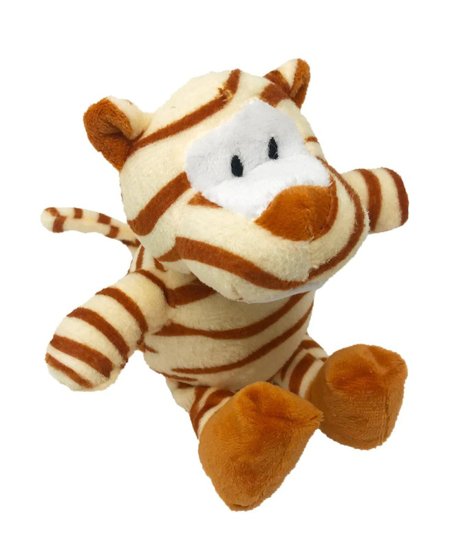 (image for) 7" Tiger Mini Dog Toy