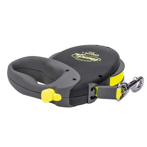 Retractable American Bulldog leash with reliable braking system