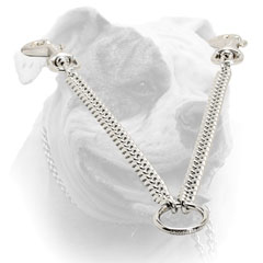 Walking American Bulldog chrome plated steel coupler