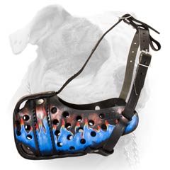 American Bulldog New Handpainted Muzzle