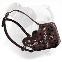 Decorative muzzle for agitation training