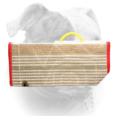 Bite sleeve cover of dog safe jute for American Bulldog
