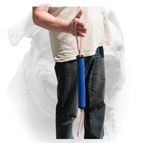 Durable play roll for training your American Bulldog