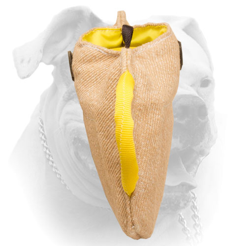 Three strong handles for American Bulldog bite builder