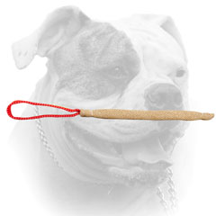 Strong jute American Bulldog pocket toy