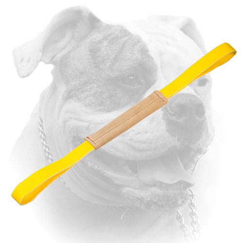 High quality leather American Bulldog pocket toy