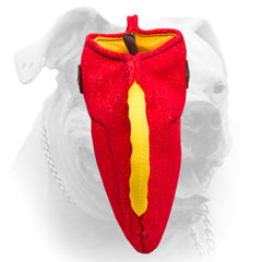 Heavy stuffed French Linen bite tug