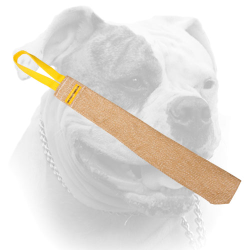 Jute American Bulldog bite rag