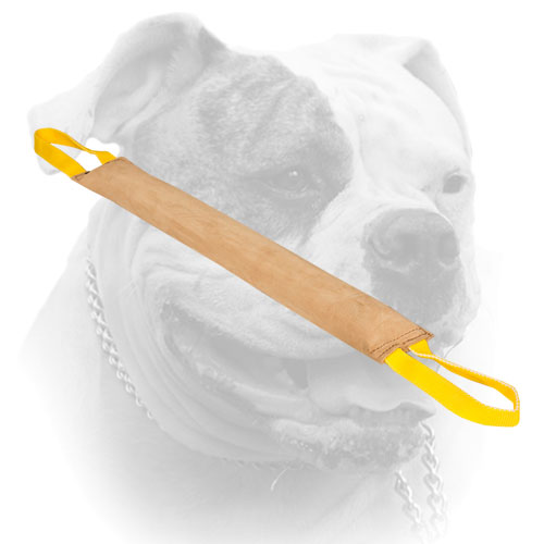 American Bulldog bite tug with comfy handles
